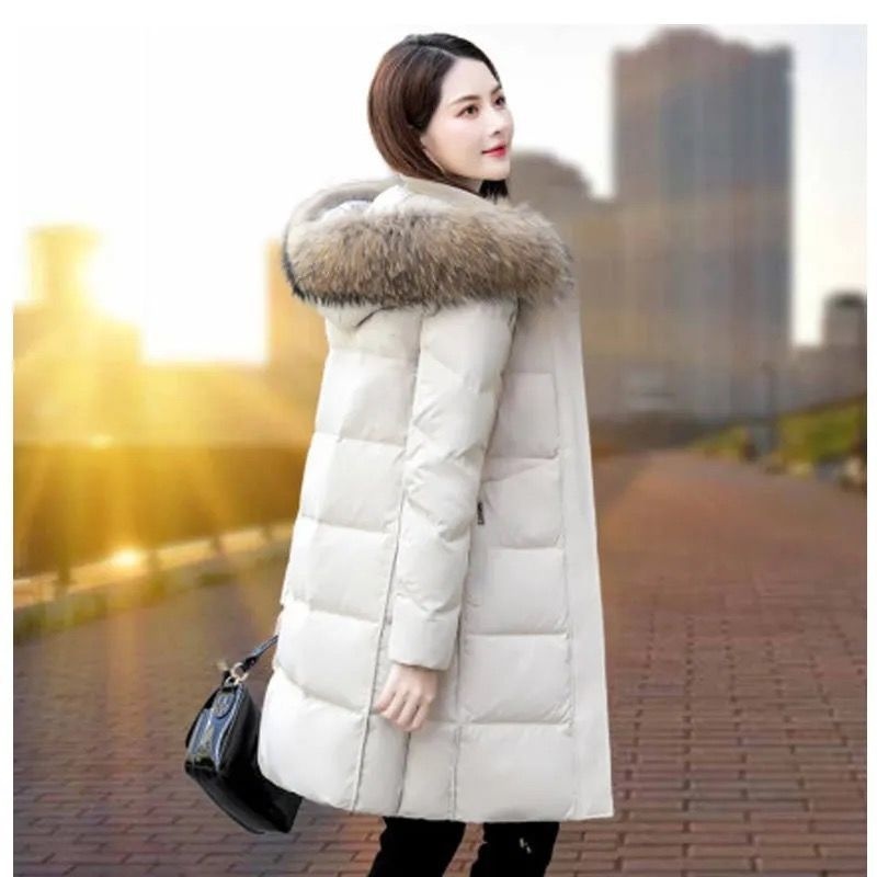 New Women's Mid-length Thick Temperament Coat - Image 3